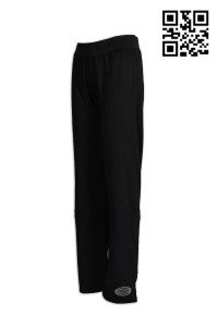 U226 tailor made ladies' sporty trousers logos patterns reflective sporty springy supplier company leg pants wide teamwear